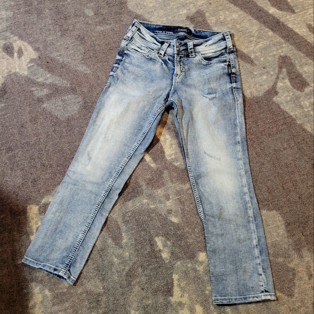 Women's Silver Jeans Suki Capri